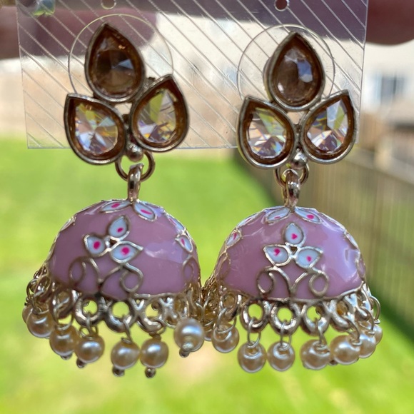 Brand new jhumki Earrings ~ Indian jewelry - Picture 1 of 5